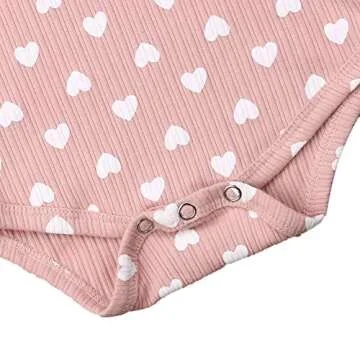 Adorable Infant Girl Ruffle Romper for Newborns