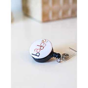 Fur Mama Retractable ID Badge Reel for Stylish Professionals