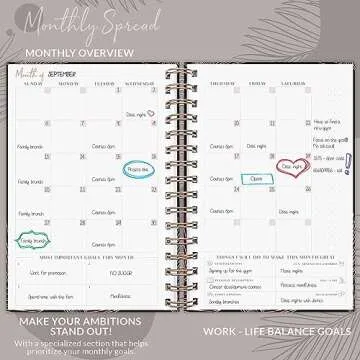 PLANBERRY Weekly Planner Premium - Undated Organizer for Life