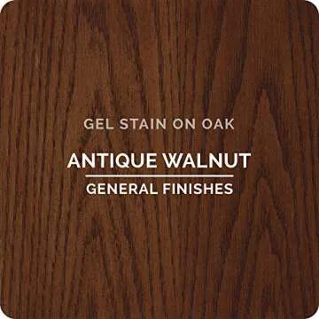 General Finishes Oil Base Gel Stain, 1 Pint, Antique Walnut