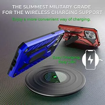 Kitoo iPhone X/Xs Case - Military Grade Protection - Blue