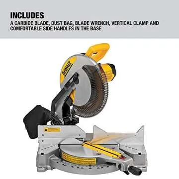 DEWALT 12-Inch Miter Saw & Portable Miter Saw Stand