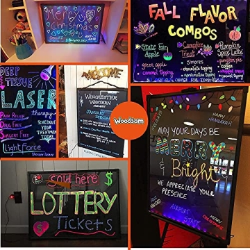 Woodsam LED Neon Board for Bright Signage and Menu