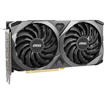 MSI Gaming GeForce RTX 3060 12GB 15 Gbps GDRR6 192-Bit HDMI/DP PCIe 4 Torx Twin Fan Ampere OC Graphi...