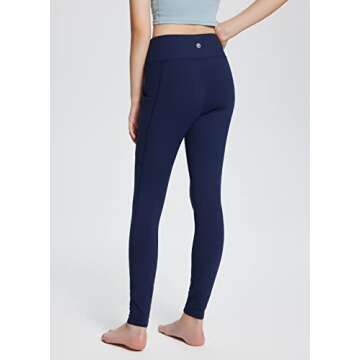 BALEAF Youth Girls Fleece Lined Leggings Winter Warm High Waisted Kids Athletic Pants Hiking Running...