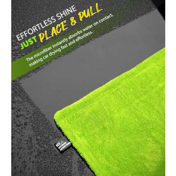 KKV SUV Drying Towel 48x24 Inches Super Absorbent Microfiber
