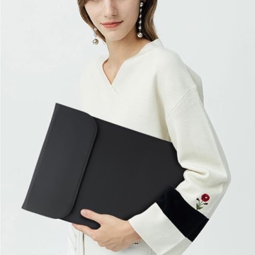 HYZUO 15-16 Inch Laptop Sleeve for MacBook Pro with Pouch