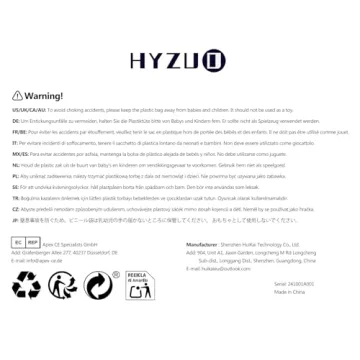 HYZUO 15-16 Inch Laptop Sleeve for MacBook Pro with Pouch