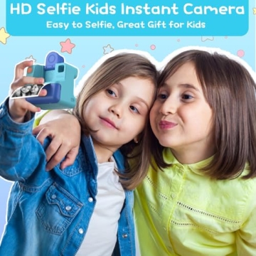 Kids Instant Print Camera for Creative Fun 3-12 Years