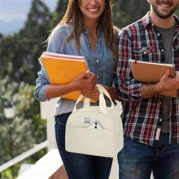 lunch bag women & men, Reusable Insulated Cooler Lunch Box Adult Water Resistant Lunch tote bag for Work Picnic Beach or Travel