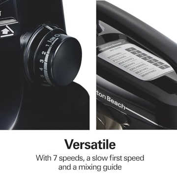 Hamilton Beach Stand Mixer 4 Quarts 7 Speeds Dough Hook, Mixer