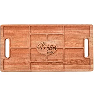 Drapela Personalized Charcuterie Board - Custom Engraved Wood Board
