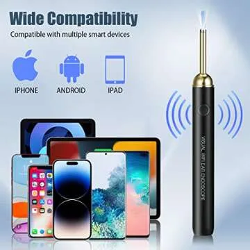 Ear Wax Removal Tool - with Otoscope, Ear Cleaner with 1080P and Camera