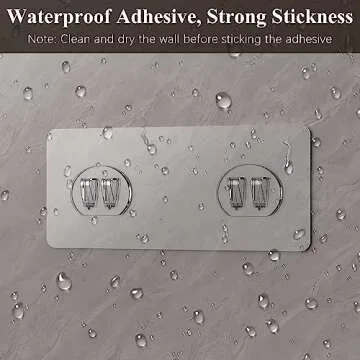 HuggieGems 2 Pack Corner Shower Caddy Organizer Shelf with Hooks, Silver Bathroom Shelves Storage Organization