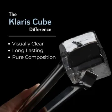 Klaris Mini - Clear Ice Cube Maker - 2 Inch Crystal Ice Cubes in 8 Hours