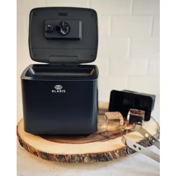 Klaris Mini Clear Ice Maker for Perfect Cocktails
