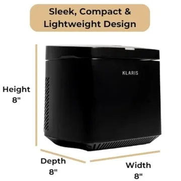 Klaris Mini Clear Ice Maker for Perfect Cocktails