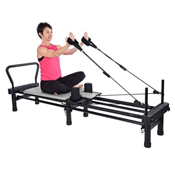 AeroPilates Reformer Home Workout Equipment Gray