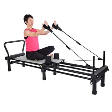 AeroPilates Reformer Home Workout Equipment Gray