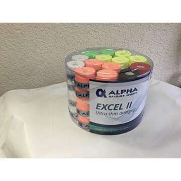 Alpha Excel II 60 Piece Grip Bucket - Ultra Tacky Comfort for Athletes