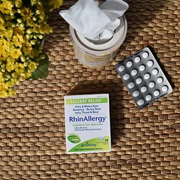 Boiron RhinAllergy Tablets for Fast Allergy Relief - 60 Count