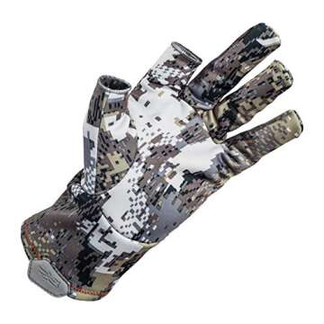 SITKA Gear Men's Fanatic Whitetail Optifade Elevated II Camo Hunting Gloves, Large