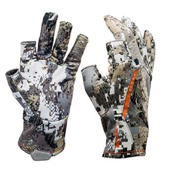 SITKA Gear Men's Fanatic Whitetail Optifade Elevated II Camo Hunting Gloves, Large