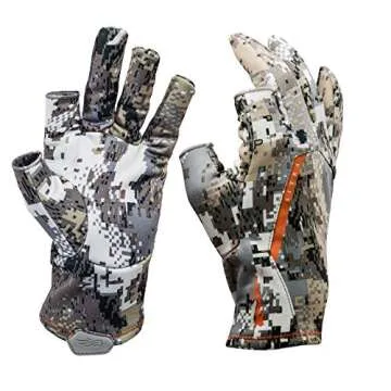 SITKA Gear Men's Fanatic Whitetail Optifade Elevated II Camo Hunting Gloves, Large