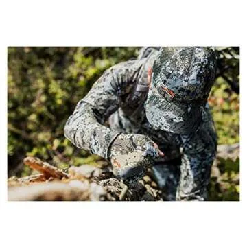 SITKA Gear Men's Fanatic Whitetail Optifade Elevated II Camo Hunting Gloves, Large