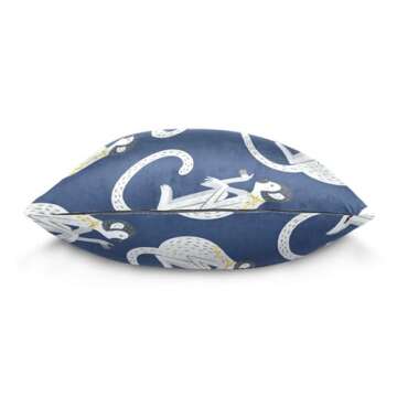 Pnyoin Throw Pillow Cover 18x18" Soft Comfortable Decorative Cushion for Home