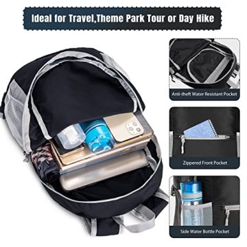 ZOMAKE 20L Water Resistant Hiking Backpack Lightweight Durable