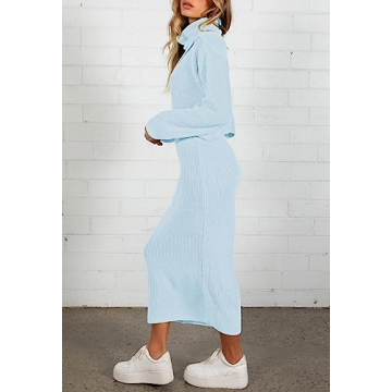 Stylish Women's Fall Sweater Set For Casual Comfort