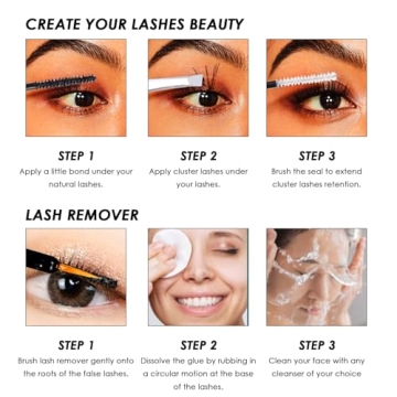 Lash Clusters DIY Kit - 204pcs Eyelash Extensions