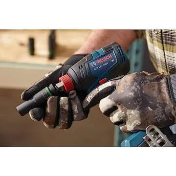 BOSCH GDX18V-1800B12 18V Two-In-One 1/4 In. and 1/2 In. Bit/Socket Impact Driver/Wrench Kit with 2 Ah Standard Power Battery