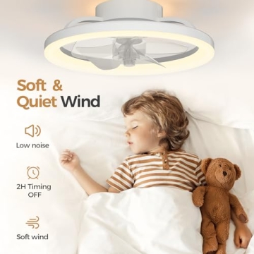 Stylish Mcestna 19-inch Bladeless Ceiling Fan with Lights