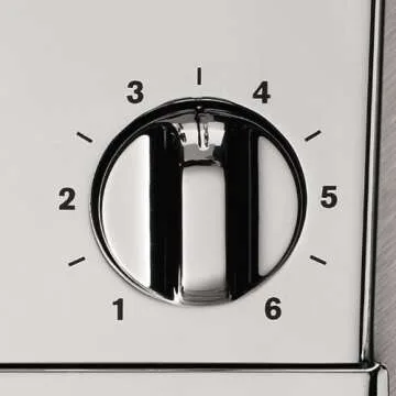 KRUPS 4 Slice Stainless Steel Toaster with 6 Settings