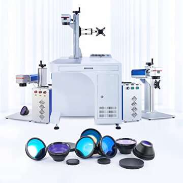 OMTech F Theta Lens for Fiber Laser Engraver, 150mm Sino Galvo Scanning Lens for 1064nm Fiber Laser ...