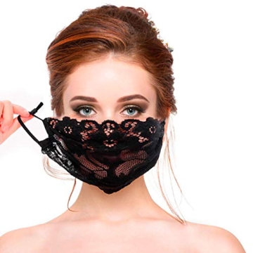 ZGG Breathable Lace Face Mask for Stylish Protection