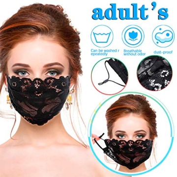 ZGG Breathable Lace Face Mask for Stylish Protection