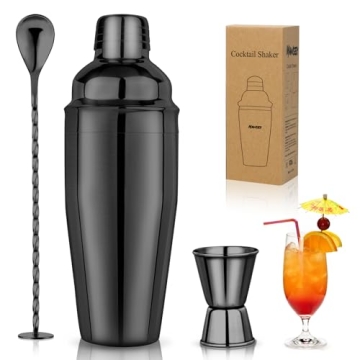 25oz Cocktail Shaker Set - Professional Bartender Tools for Home Mixology