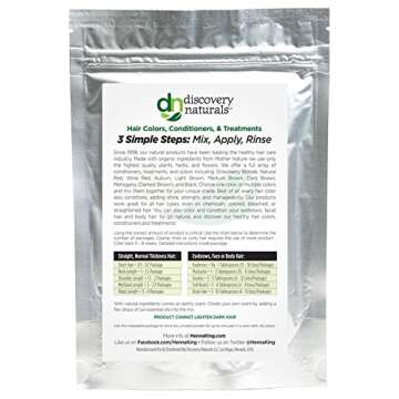 Red Henna Hair Color For All Kit | 100% All Natural Hair Dye & Beard Dye Powder (Wine Dark Red) Orga...