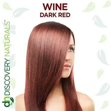 Red Henna Hair Color For All Kit | 100% All Natural Hair Dye & Beard Dye Powder (Wine Dark Red) Organic, Herbal & Vegan Chemical & Cruelty Free Permanent Gray Coverage & Tinting