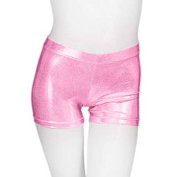 ZIZI Girls Sparkle Dance Gymnastics Shorts for Active Fun