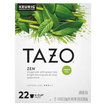 TAZO Tea K-Cups, Green Tea Zen, 22 Pods