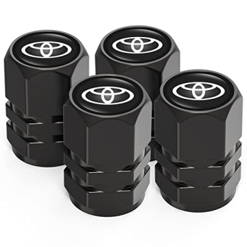 Premium Tire Valve Caps for Toyota Corolla, RAV4 & More - Leak-Proof & Stylish