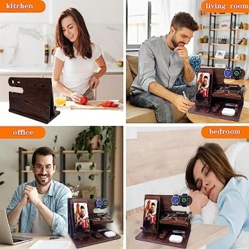 VEIYAILU Phone Docking Station Gift for Men and Women