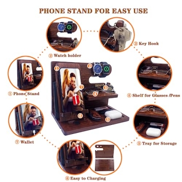 VEIYAILU Phone Docking Station Gift for Men and Women