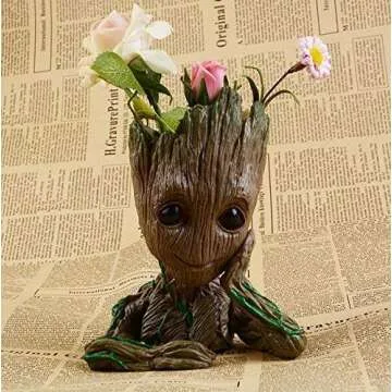 Groot Flower Pot for Succulents - Fun 6" Garden Decor