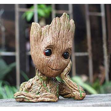 Groot Flower Pot for Succulents - Fun 6" Garden Decor