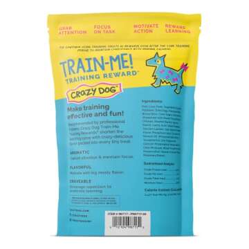 Crazy Dog Train-Me! Chicken Training Reward Treats 16 Oz